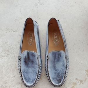 Women's TOD'S Leather Flats Size 37.5